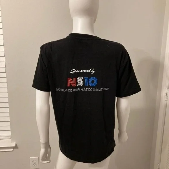 Cotton Heritage Make Hate Wrong Again Graphic T-Shirt Sz M - Picture 4 of 5